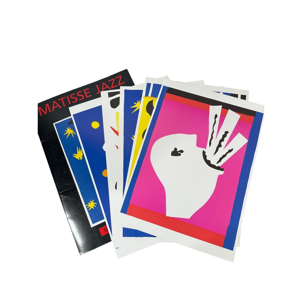 Vintage 1992 Matisse Jazz Taschen Posterbook Art Prints MCM Decor 17x12